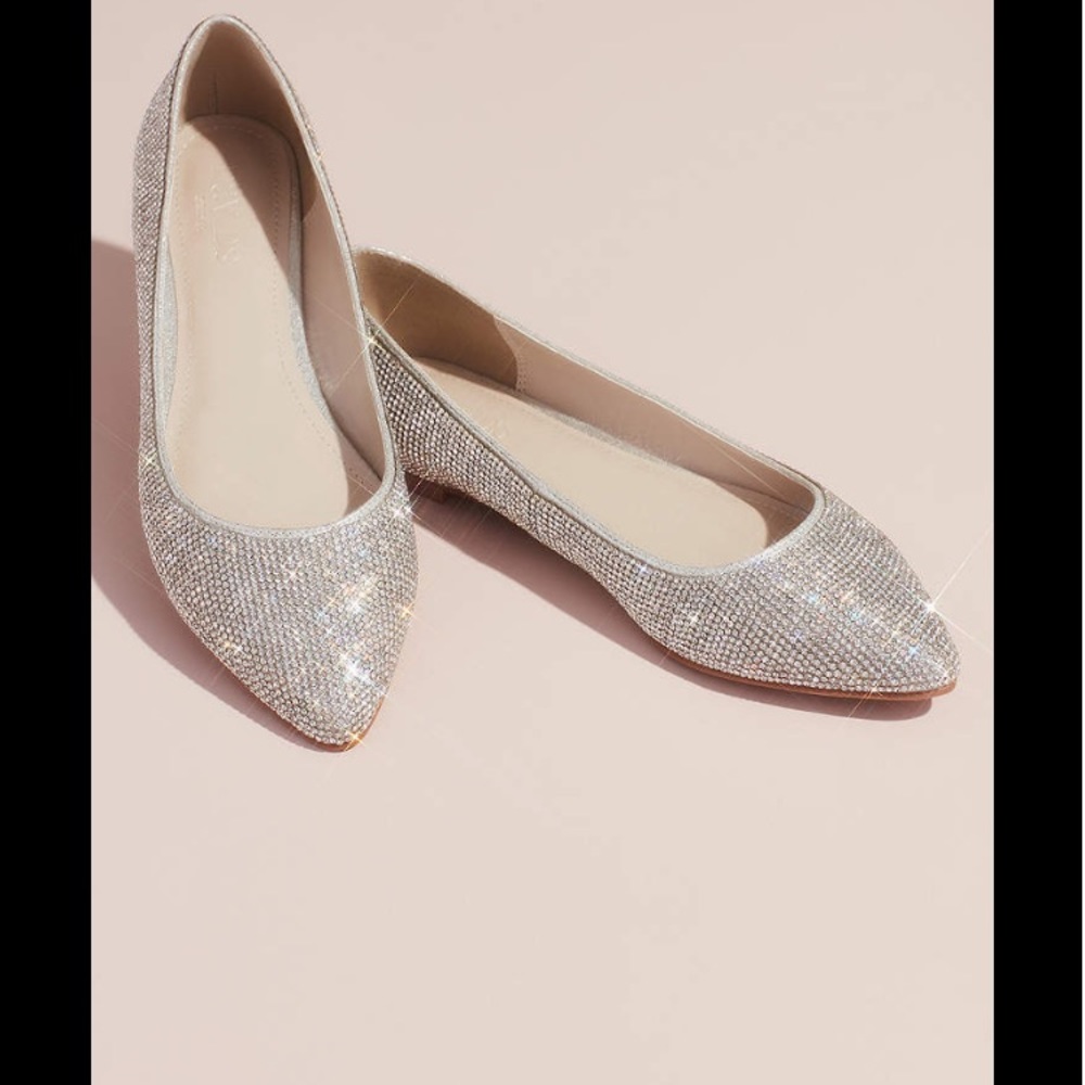 Sparkly flats
